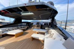 barco de motor NEW 40m Baglietto Yacht w. Pool! imagen 2